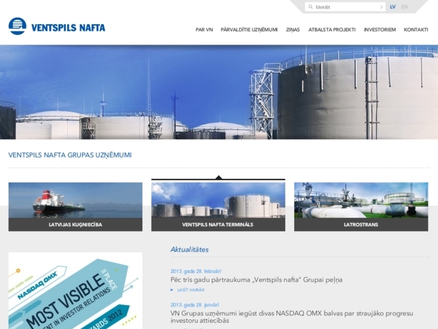 Ventspils nafta, AS